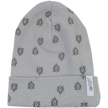 Lodger Beanie Print Rib 0-6 months șapcă pentru copii