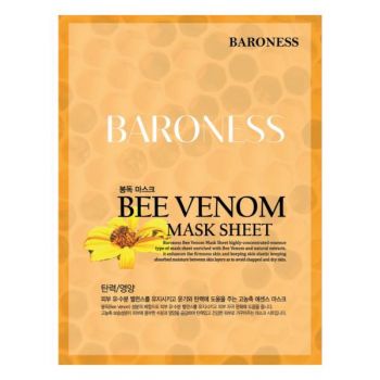 Masca Servetel Korean cu Venin de albine, efect anti-inflamator si puternic regenerant, Baroness, 21 g