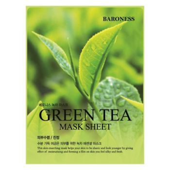 Masca Servetel, Korean, pe baza de extract de Ceai Verde cu efect calmant, anti-inflamator , 21 g