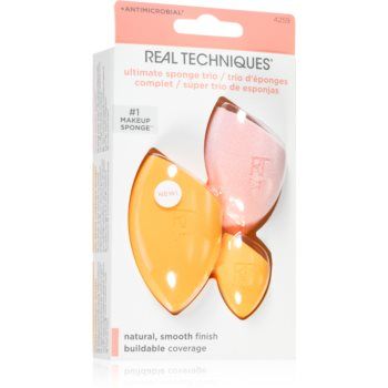 Real Techniques Ultimate Sponge Trio set aplicatoare de firma original