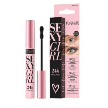 Rimel Mascara, Eveline Cosmetics, Sexy Girl 24 h, 10ml