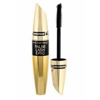 Rimel Rezistent la Apa cu Efect de Gene False - Max Factor False Lash Epic Waterproof, nuanta 01 Black, 13.1 ml