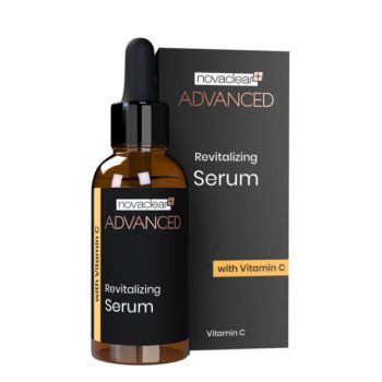 Ser Facial Revitalizant Cu Vitamina C Pura, 7.5 acid Ascorbic pentru pete pigmentare, Novaclear Advanced 30ml