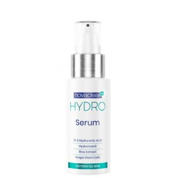 Ser ultraconcentrat pentru hidratare intensa cu Acid Hialuronic Hydro Novaclear 30ml