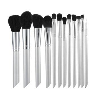 Set 12 Pensule Gri pentru Machiaj - Mimo Makeup Brush Grey, 12 buc de firma originala