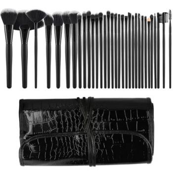 Set 32 Pensule Negre pentru Machiaj - Mimo Makeup Brush Black, 32 buc de firma originala