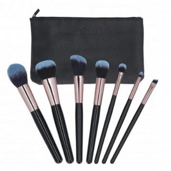Set 7 Pensule Negre pentru Machiaj - Mimo Makeup Brush Black, 7 buc ieftina