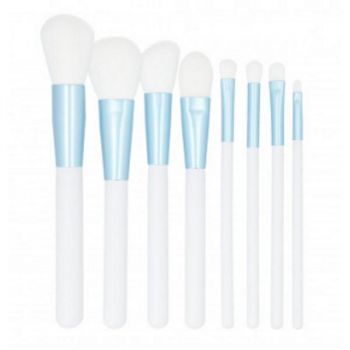 Set 9 Pensule Albe pentru Machiaj - Mimo Makeup Brush White, 9 buc la reducere