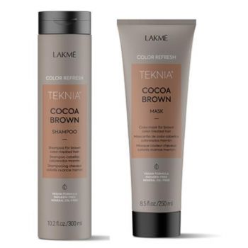 Set cadou Refresh Cocoa Brown șampon 300ml + tratament 250ml