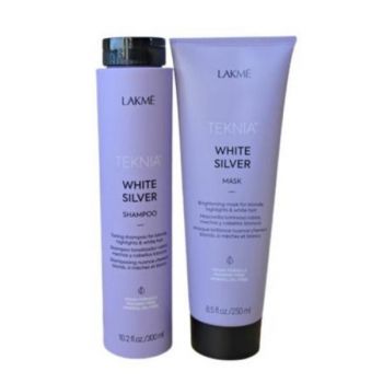 Set cadou White Silver Lakme sampon 300ml + tratament 250ml