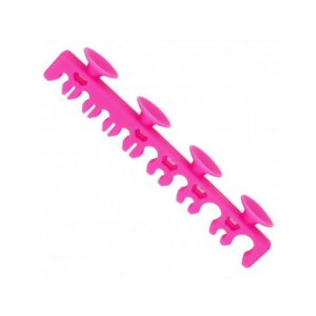 Suport Roz de Silicon pentru Uscarea Pensulelor - Mimo Makeup Brush Drying Pack Hot Pink, 1 buc