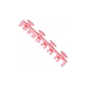 Suport Roz Deschis de Silicon pentru Uscarea Pensulelor - Mimo Makeup Brush Drying Pack Pink, 1 buc ieftin