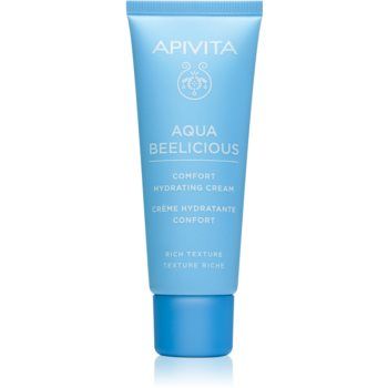 Apivita Aqua Beelicious Comfort Hydrating Cream Rich Crema de fata Hrănitoare pentru zi și noapte hidratant