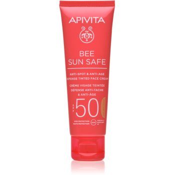 Apivita Bee Sun Safe crema tonifianta SPF 50+