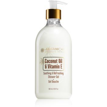 Arganicare Coconut Oil & Vitamin E gel de dus relaxant