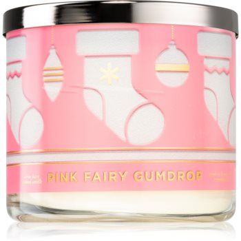 Bath & Body Works Pink Fairy Gumdrop lumânare parfumată