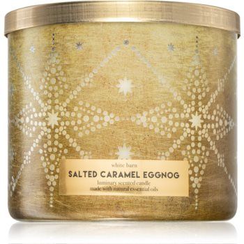 Bath & Body Works Salted Caramel Eggnog lumânare parfumată