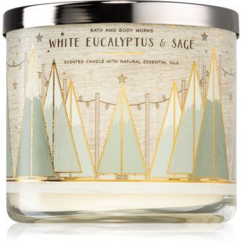 Bath & Body Works White Eucalyptus & Sage lumânare parfumată