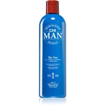 CHI Man The One șampon, balsam și gel de duș 3 în 1