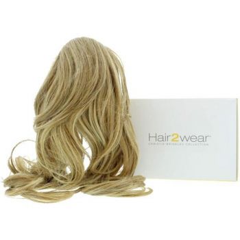 Extensie de par Hair2Wear lungime cca 50 cm Blond HT-25 Medium Golden Blonde din fibre sintetice Excelle ieftina