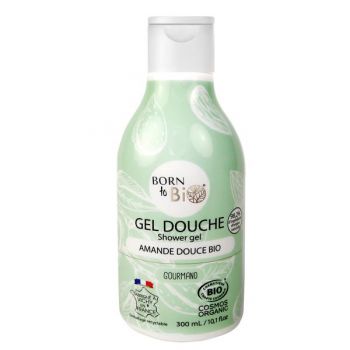 Gel de Dus Bio cu Migdale Dulci - Born to Bio Shower Gel, 300ml