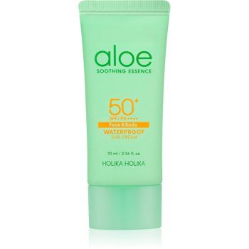 Holika Holika Aloe Soothing Essence crema pentru protecție solară rezistenta la apa SPF 50+ de firma originala