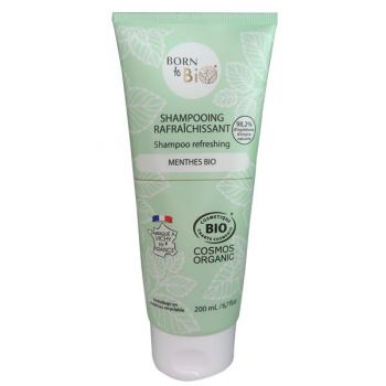 Sampon Bio Revigorant cu Menta - Born to Bio Shampoo Refreshing, 200ml