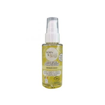 Ulei Uscat Bio Elixir Monoi Cocos - Born to Bio Enhancer Dry Oil Elixir Monoi Coco, 50ml de firma original