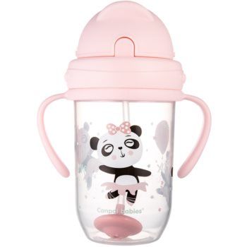 Canpol babies Exotic Animals Cup With Straw ceasca cu pai