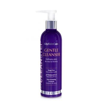 Gel de Spalare Delicat cu Acid Glicolic pentru ten, GlySkinCare, 200 ml