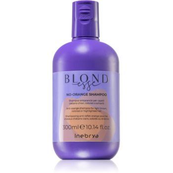 Inebrya BLONDesse No-Orange Shampoo sampon hranitor neutralizarea subtonurilor de alamă ieftin