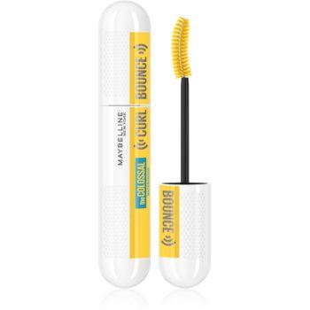 MAYBELLINE NEW YORK The Colossal Curl Bounce mascara cu rotatie pentru o buna definire a genelor rezistent la apa