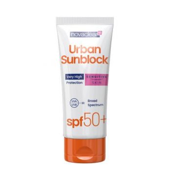 Protectie solara Urban Sunblock SPF50+ pentru ten sensibil,40 ml