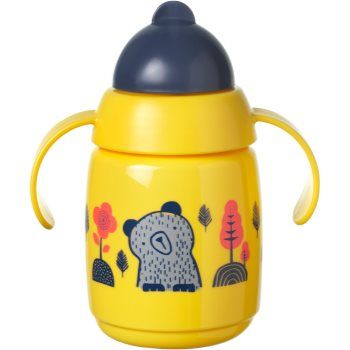Tommee Tippee Superstar Straw Cup Yellow ceasca cu pai