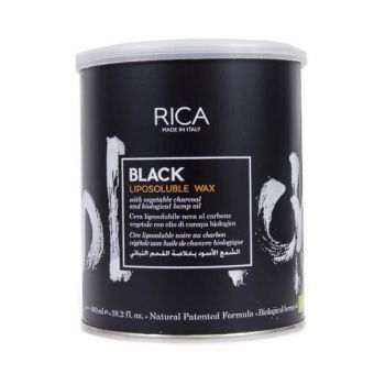 Ceara Epilatoare Liposolubila Neagra - RICA Black Liposoluble Wax, 800ml