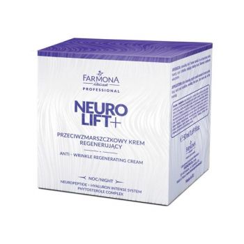 Crema Antirid Regeneranta de Noapte - Farmona Neuro Lift+ Night Anti-Wrinkle Regenerating Cream, 50ml ieftina