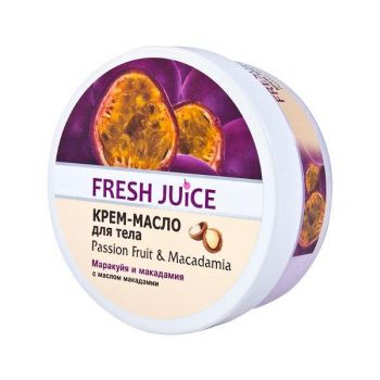 Crema-Unt de Corp Fructul Pasiunii si Macadamia Fresh Juice, 225ml la reducere
