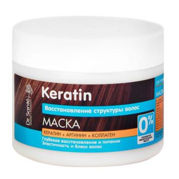 Masca Restructuranta Nutritiva cu Cheratina, Arginina si Colagen Dr. Sante, 300ml