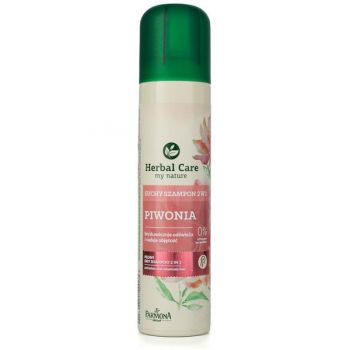 Sampon Uscat 2 in 1 cu Extract de Bujor pentru Improspatare si Volum - Farmona Herbal Care Peony Dry Shampoo 2 in 1, 180ml
