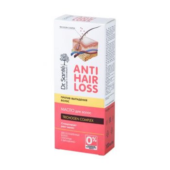 Ulei Anticadere si pentru Stimularea Cresterii Parului cu Trichogen Complex Dr. Sante, 100ml Ulei Anticadere si pentru Stimularea Cresterii Parului cu Trichogen Complex Dr. Sante, 100ml