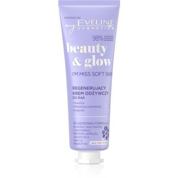 Eveline Cosmetics Beauty & Glow I'm Miss Soft Skin! Cremă de mâini regeneratoare cu efect de nutritiv