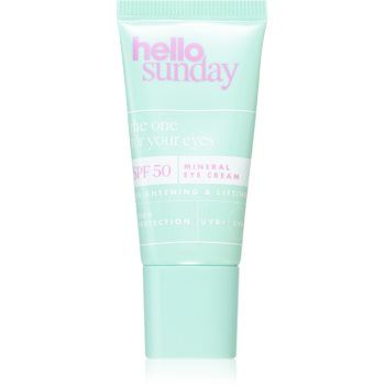 hello sunday the one for your eyes cremă de ochi cu efect de netezire și de iluminare SPF 50