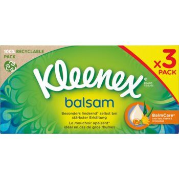 Kleenex Balsam Triple Box batiste de hârtie