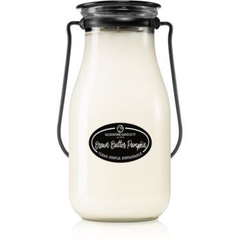 Milkhouse Candle Co. Creamery Brown Butter Pumpkin lumânare parfumată Milkbottle