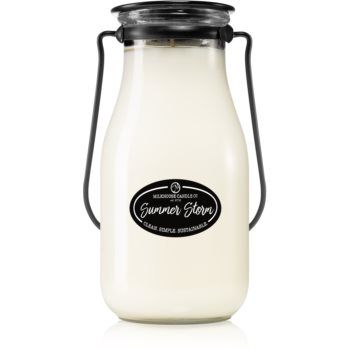 Milkhouse Candle Co. Creamery Summer Storm lumânare parfumată Milkbottle