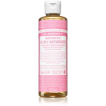 Dr. Bronner’s Cherry Blossom 18-in-1 Liquid Soap săpun lichid universal de firma original