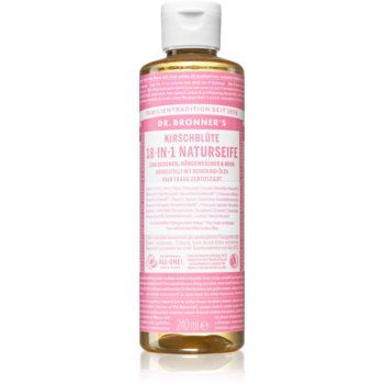 Dr. Bronner’s Cherry Blossom 18-in-1 Liquid Soap săpun lichid universal