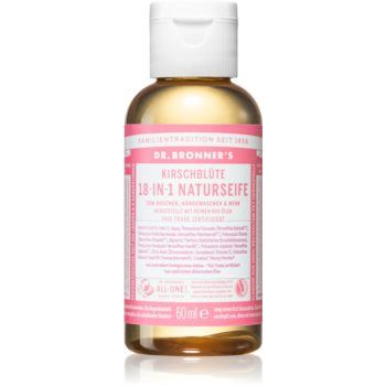 Dr. Bronner’s Cherry Blossom 18-in-1 Liquid Soap săpun lichid universal