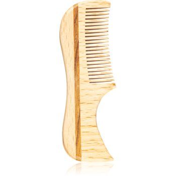 Golden Beards Eco Moustache Comb 7,5 cm pieptene din lemn pentru barba