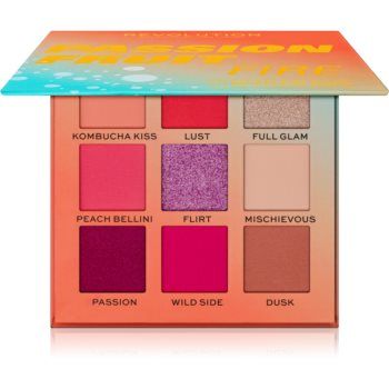 Makeup Revolution Hot Shot Passion Fruit paletă cu farduri de ochi